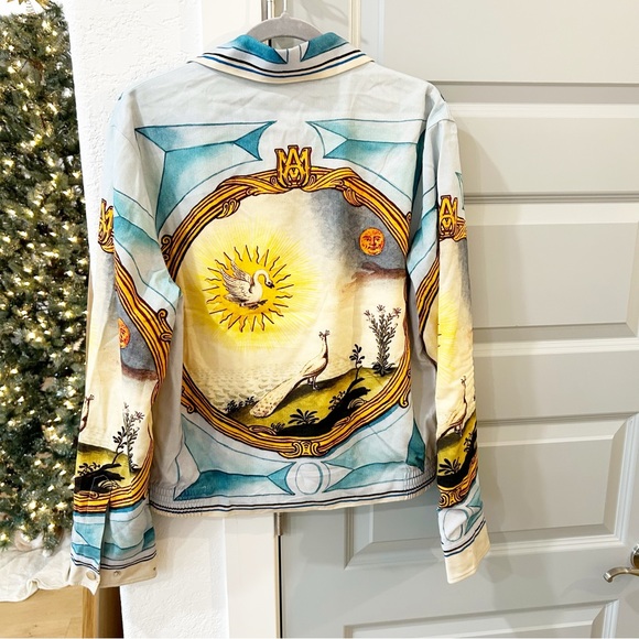 NWT Amiri Landscape Frame Varsity Jacket - Picture 4 of 10